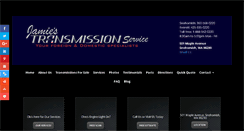 Desktop Screenshot of jamiestransmission.com